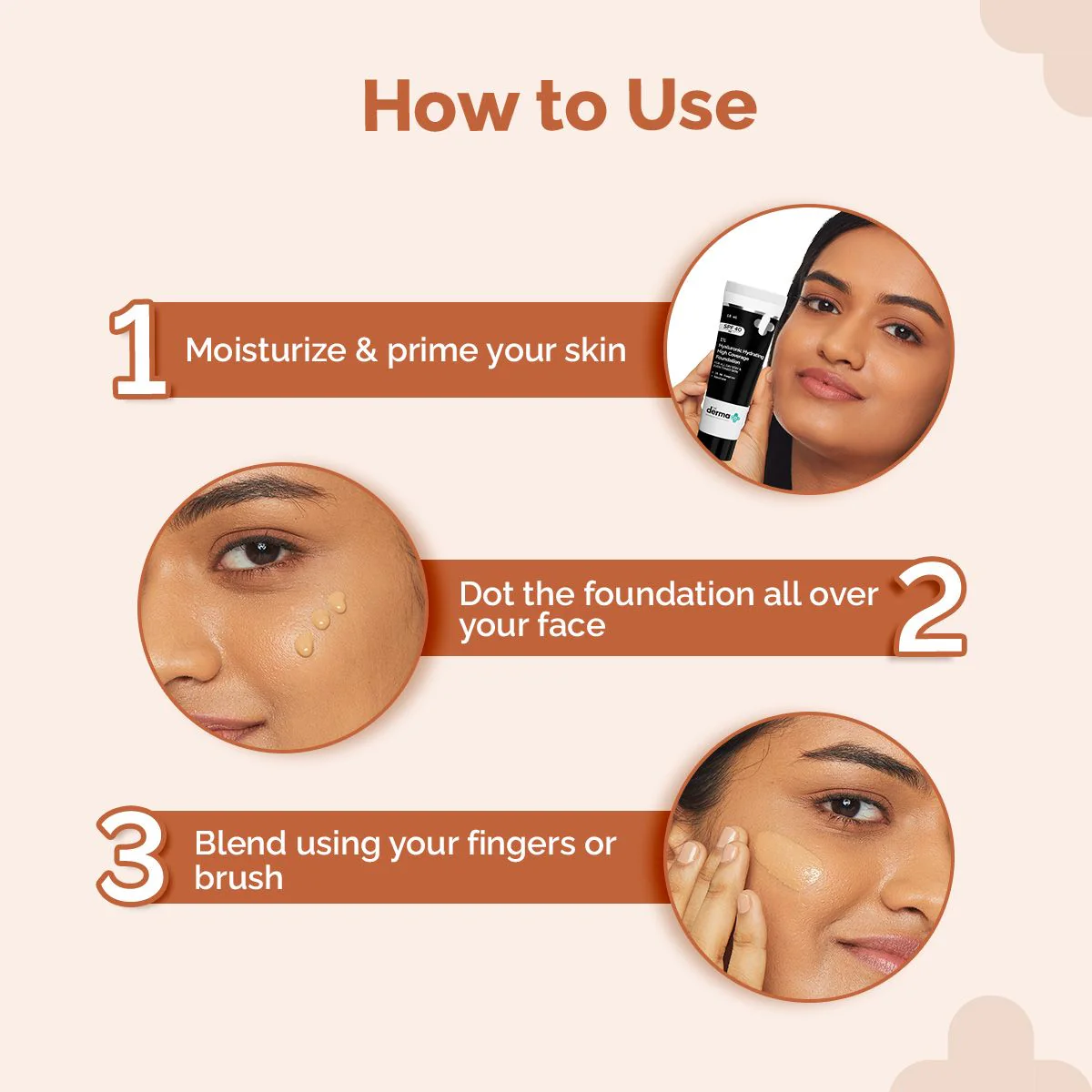 1% Hyaluronic Hydrating High Coverage Foundation - 18ml | Natural - Image 7