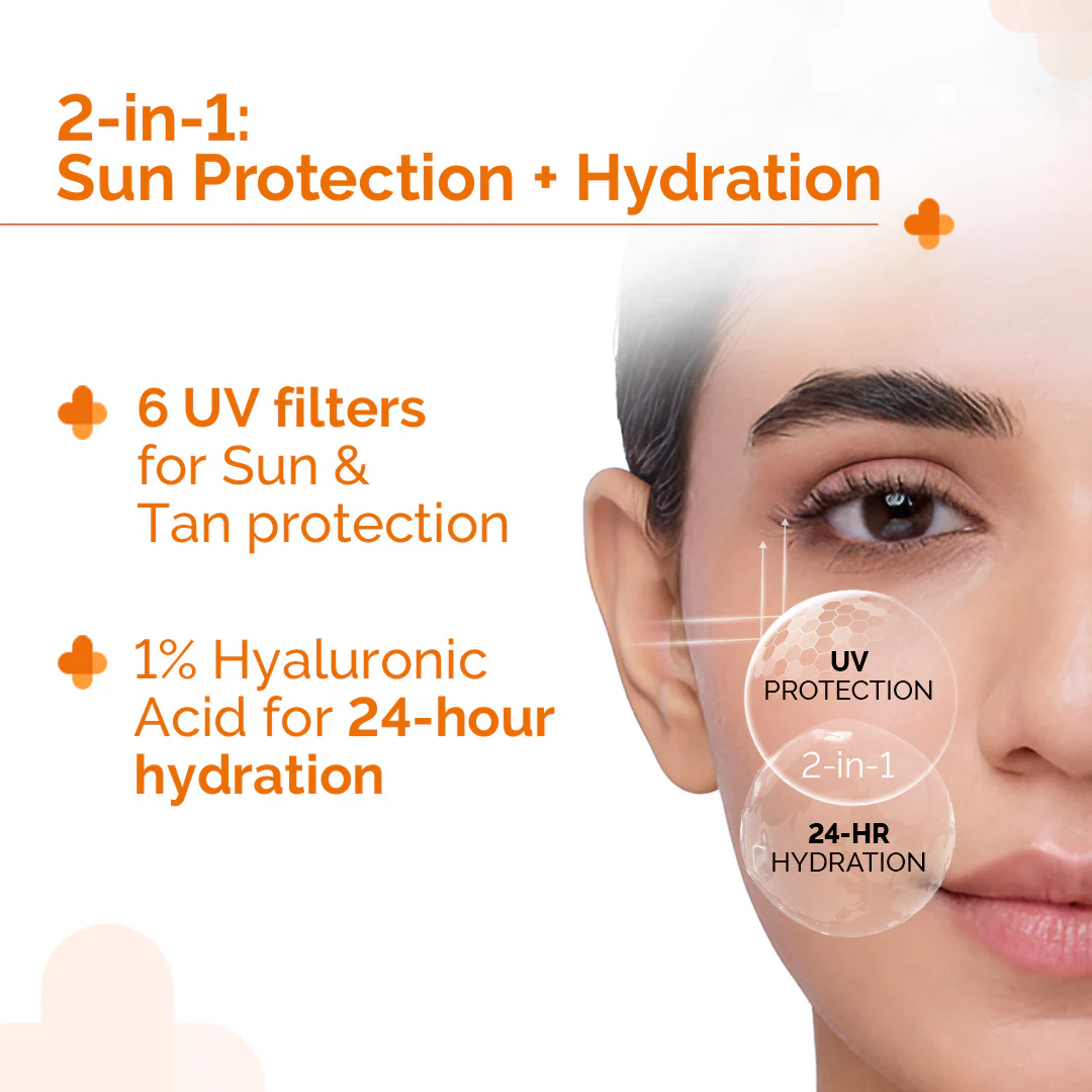 1% Hyaluronic Sunscreen Aqua Gel In Vivo Tested (ISO 24444:2019 Certified, CTRI/2025/02/080287) with SPF 50 & PA++++ - 125 g - Image 6